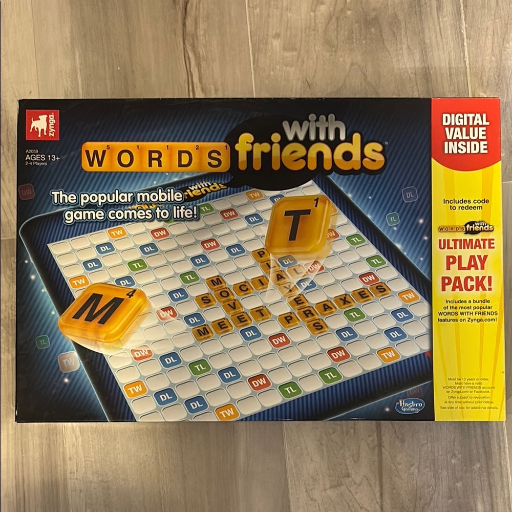 Hasbro Gaming Zynga Words with Friends Board Game